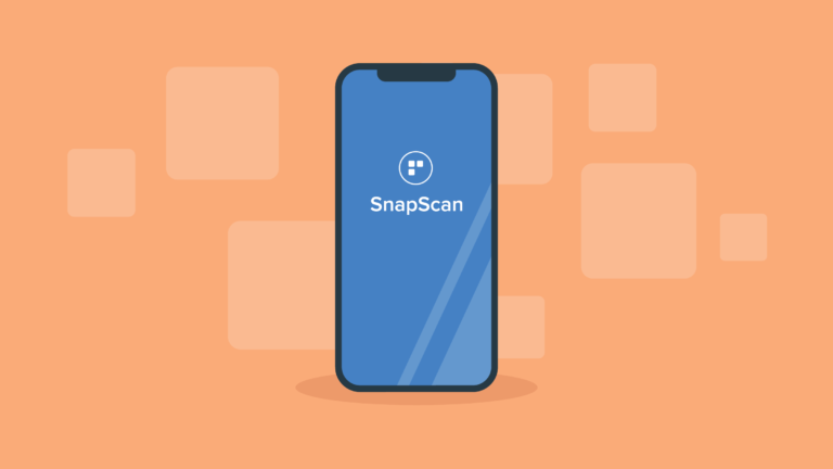 Illustration of the SnapScan mobile payment app